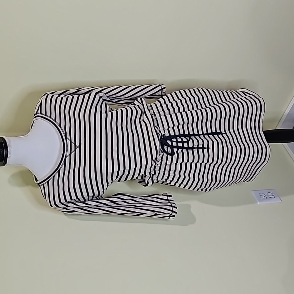 Loft Striped Cotton Dress